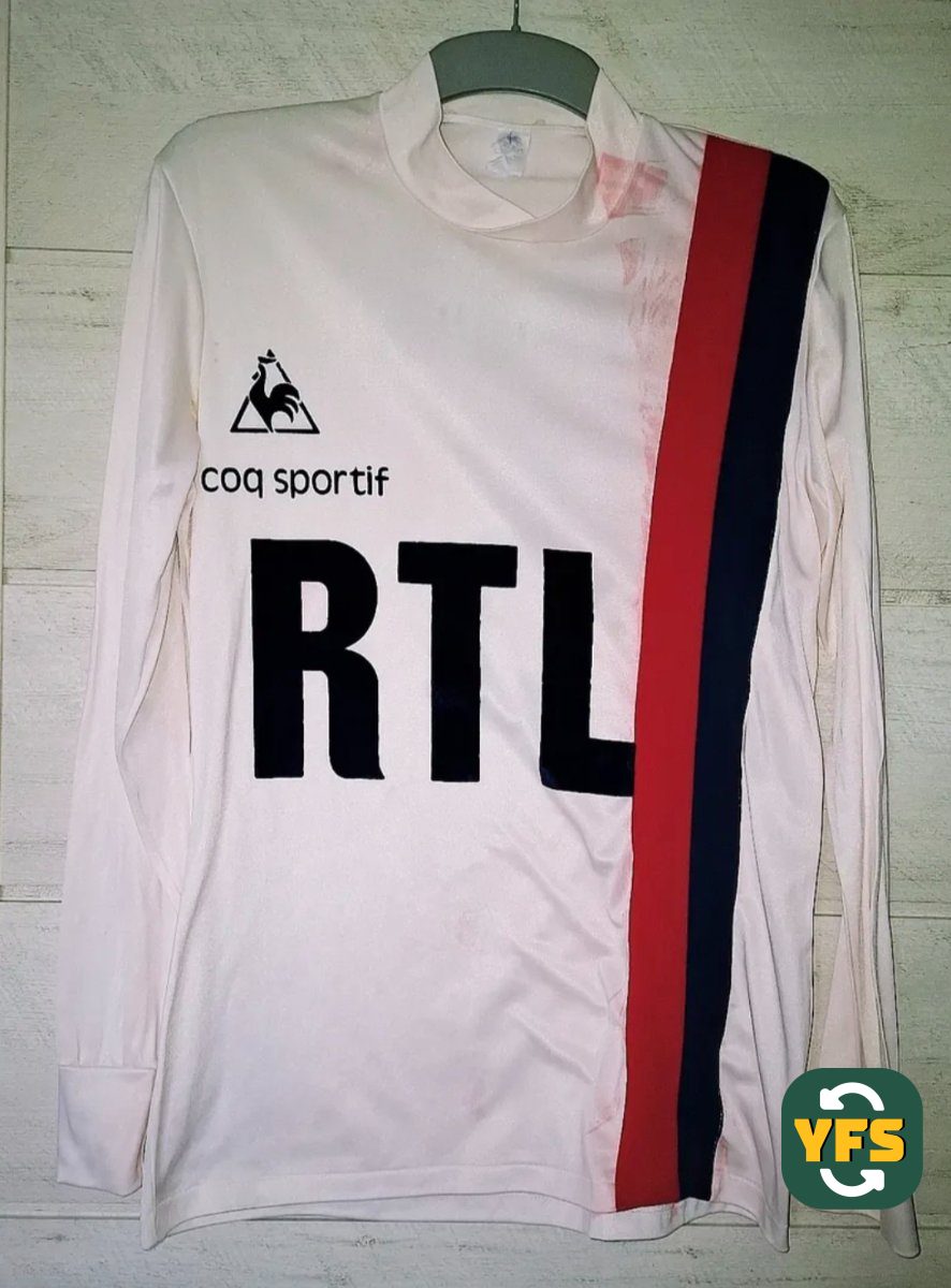 PSG 1979-1980 Away Match Worn Le Coq Sportif - YourFootballShirt - Photo 1