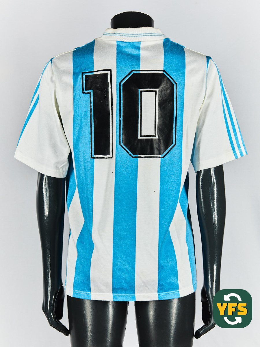 Argentina 1989-1990 Home Issued Adidas - YourFootballShirt - Photo 1