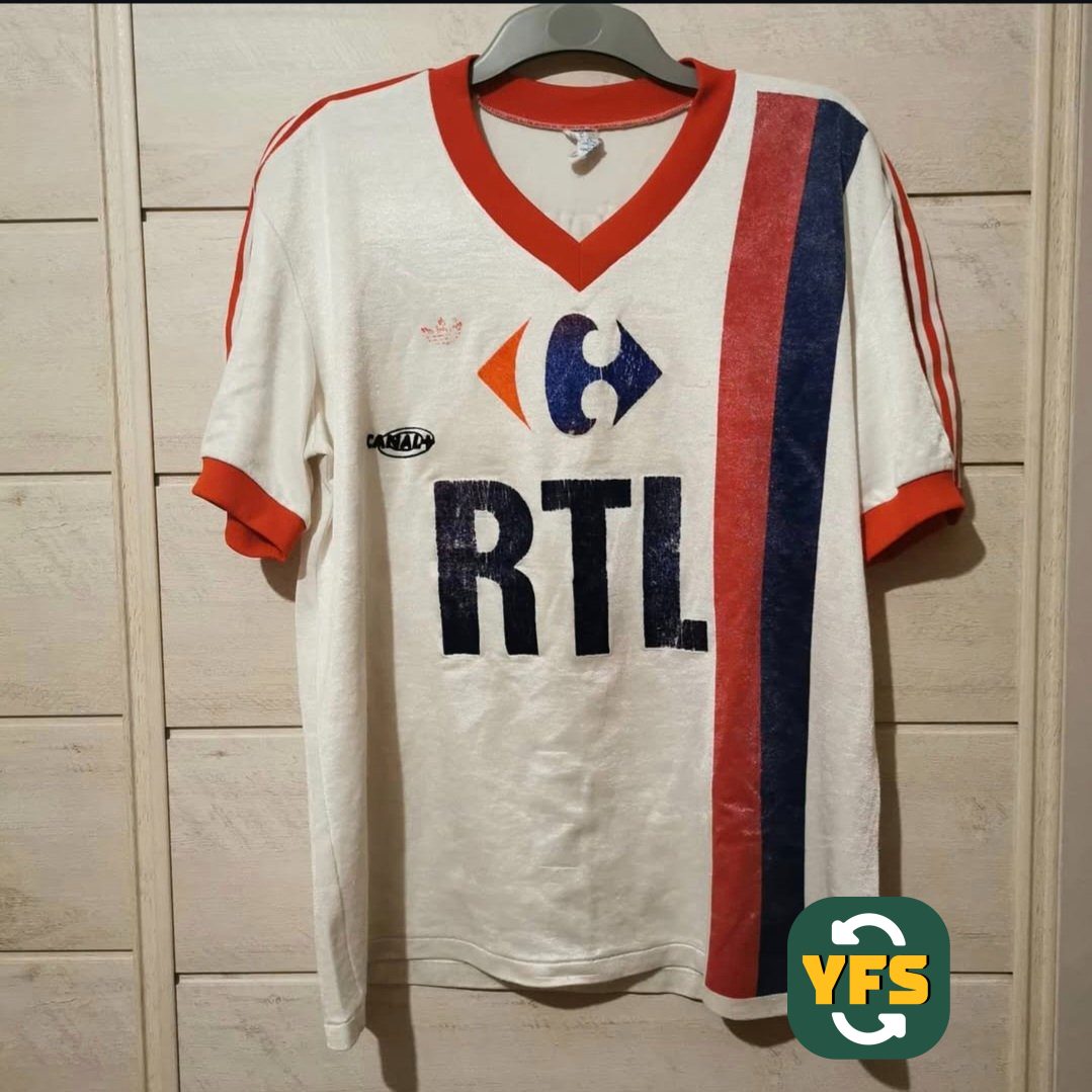 PSG 1988-1989 Special edition Match Worn Adidas - YourFootballShirt - Photo 1