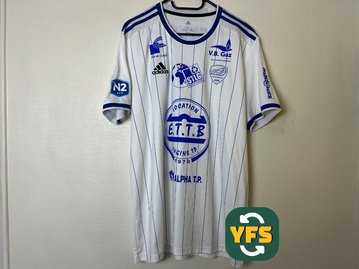 US Créteil 2023-2024 Away Issued Adidas - YourFootballShirt - Photo 1