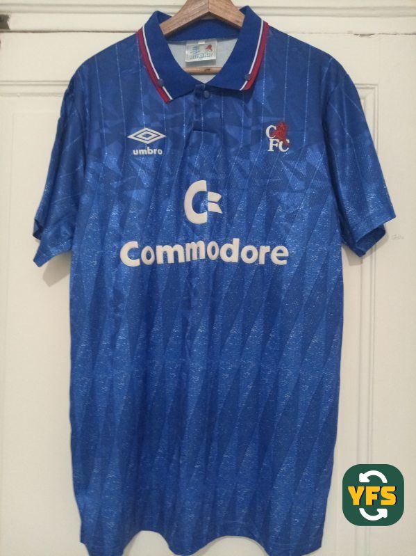 Chelsea 1991-1992 Home Store Version Umbro - YourFootballShirt - Photo 1