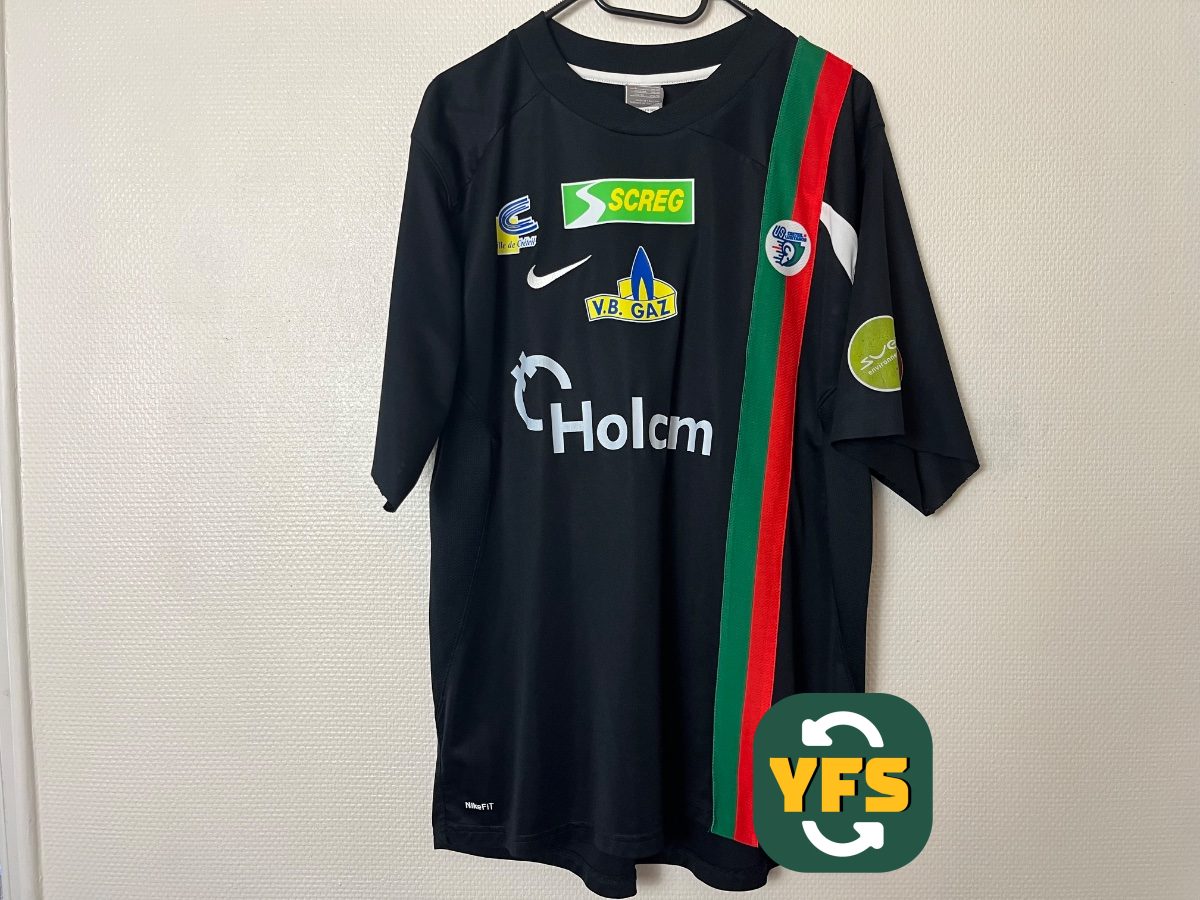 US Créteil 2009-2010 Third Match Worn Nike - YourFootballShirt - Photo 1