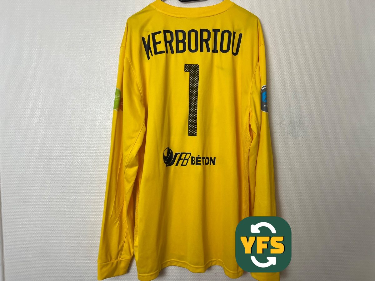 US Créteil 2012-2013 Goalkeeper Kerboriou #1
