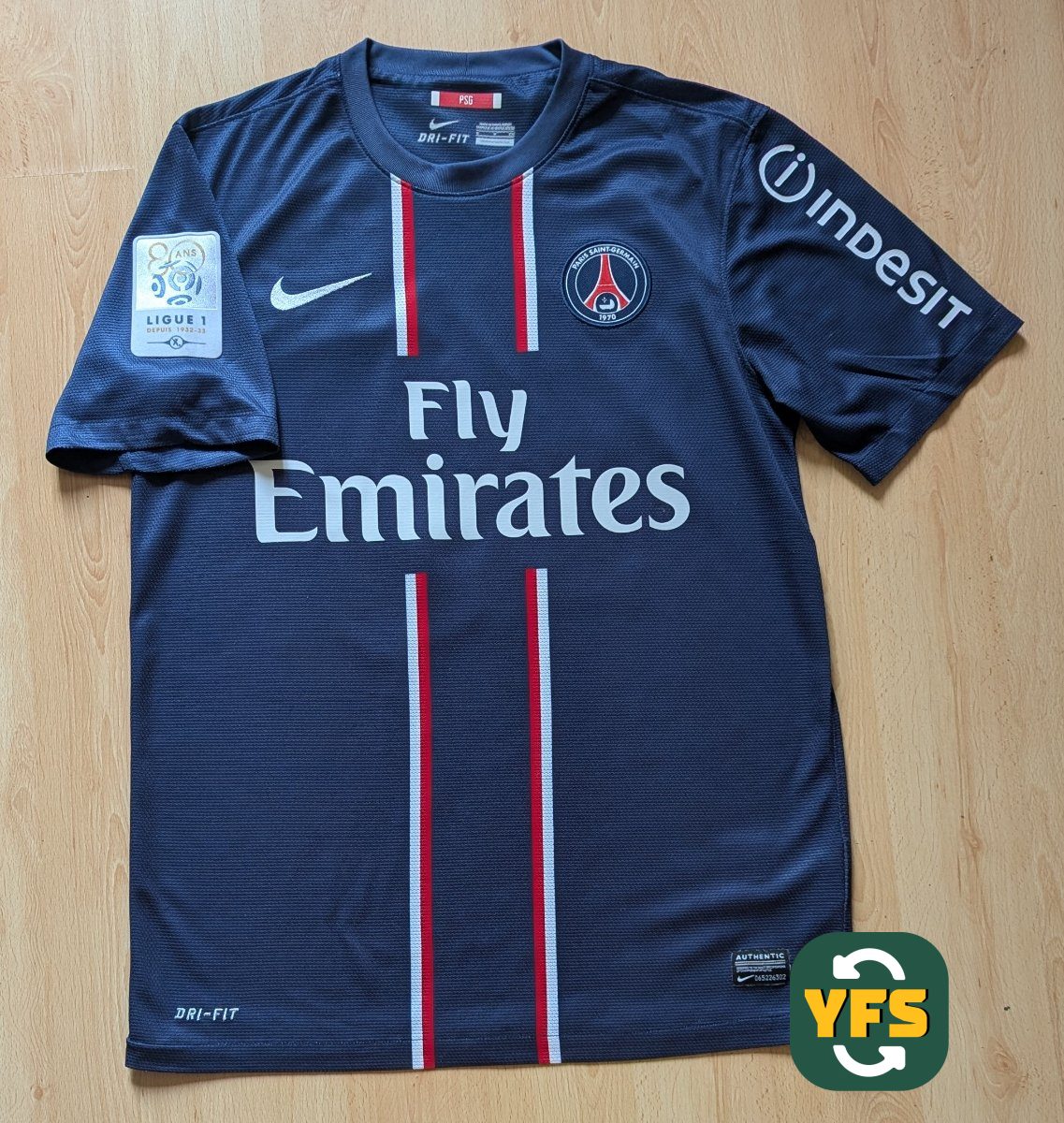 PSG 2012-2013 Home Store Version Nike - YourFootballShirt - Photo 1