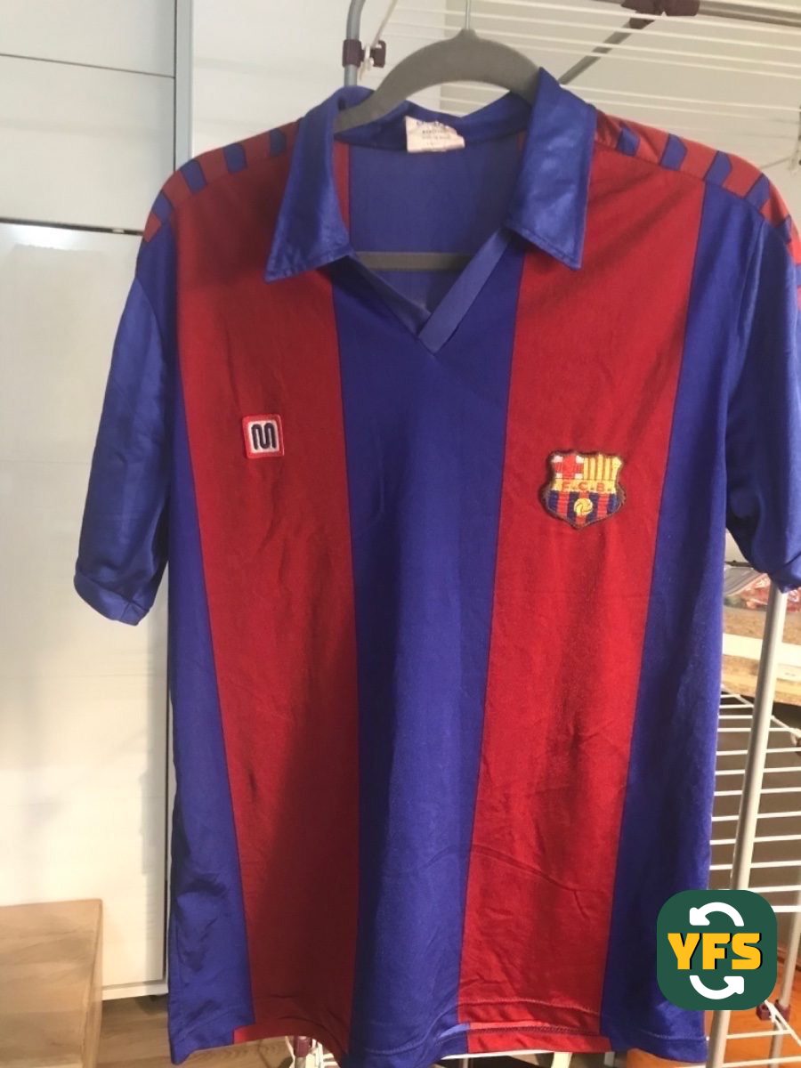 FC Barcelona 1984-1985 Home Store Version Meyba - YourFootballShirt - Photo 1