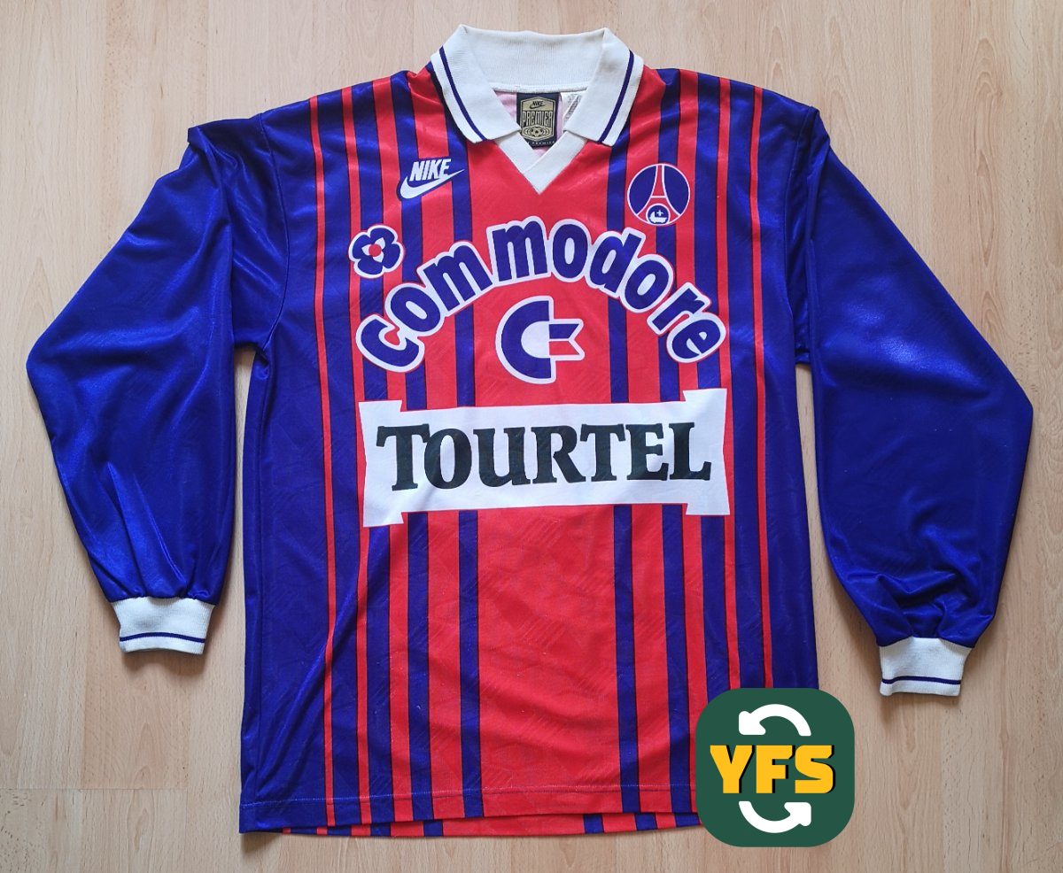 PSG 1993-1994 Home Store Version Nike - YourFootballShirt - Photo 1