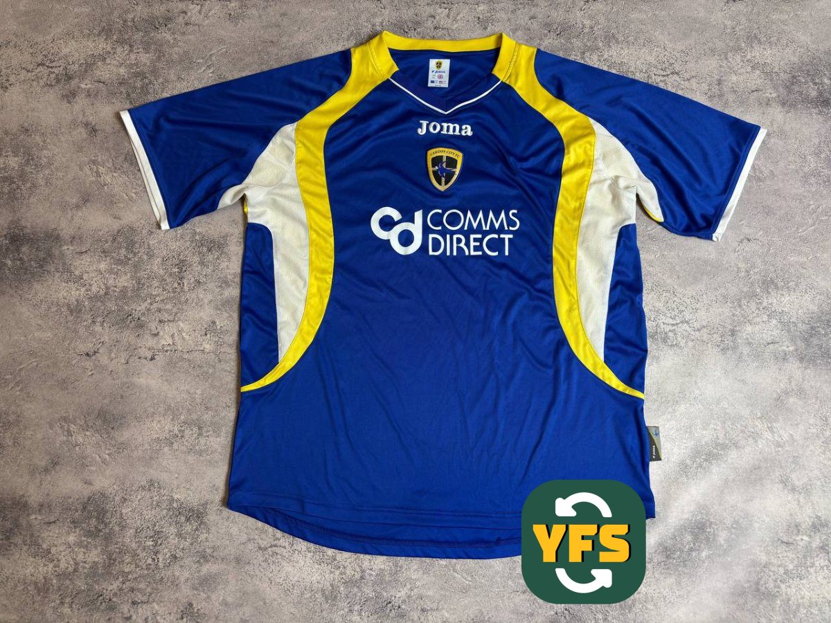 Cardiff City 2006-2007 Home Store Version Joma - YourFootballShirt - Photo 1