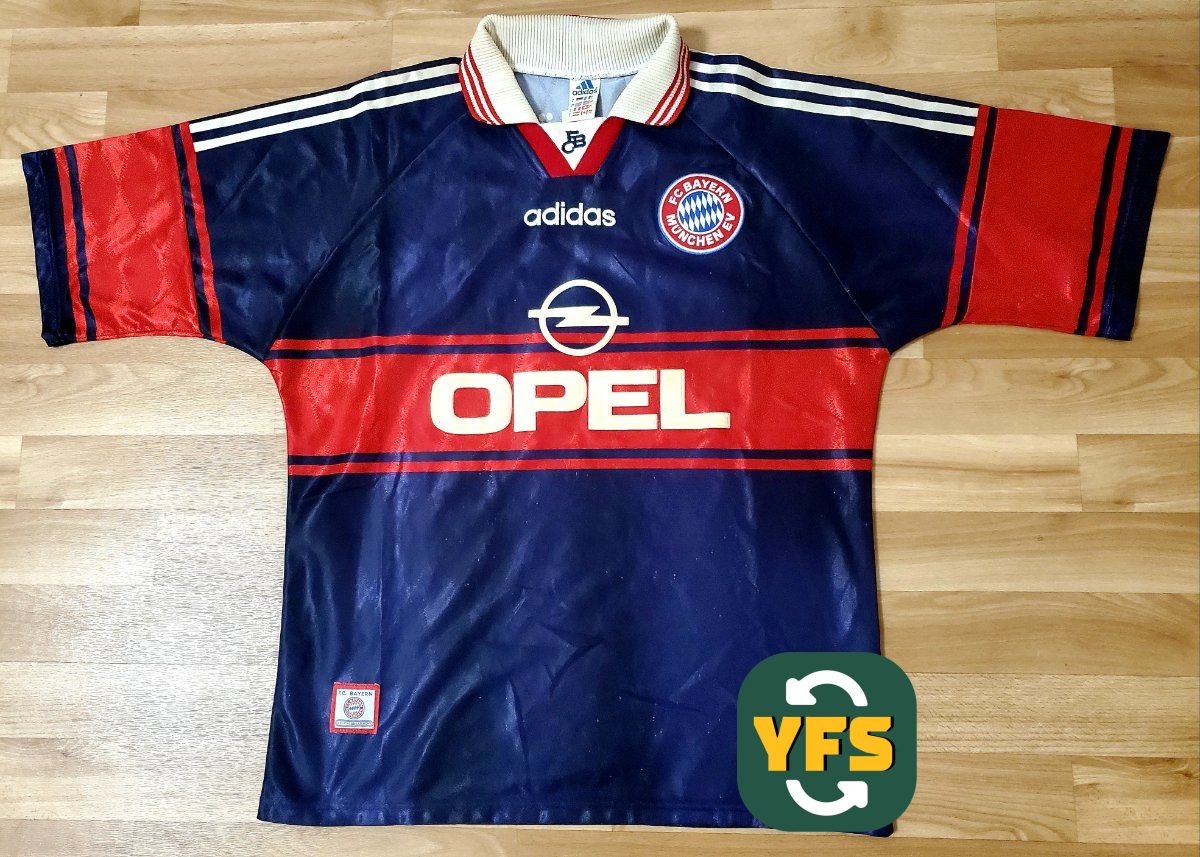 Bayern Munich 1997-1998 Home Store Version Adidas - YourFootballShirt - Photo 1
