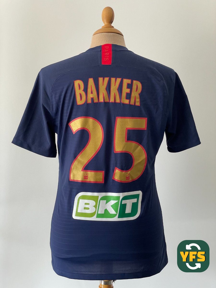 PSG 2019-2020 Home Match Worn Nike - YourFootballShirt - Photo 1