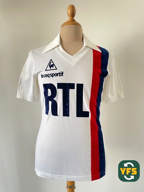 PSG 1981-1982 Home Match Worn Le Coq Sportif - YourFootballShirt - Photo 1