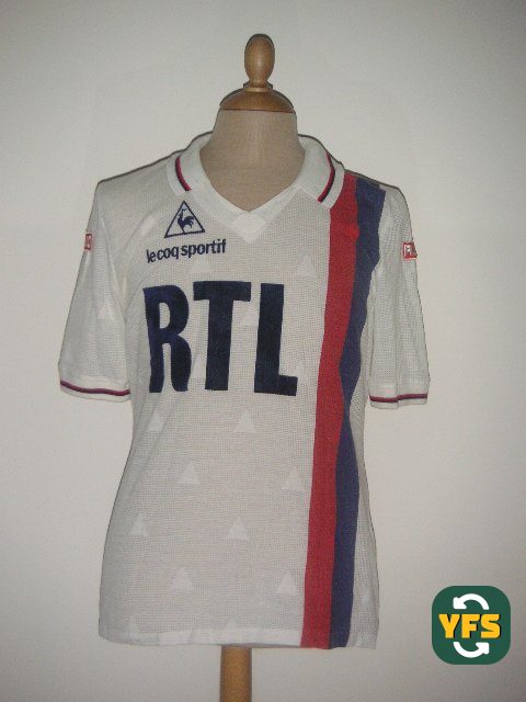 PSG 1985-1986 Home Match Worn Le Coq Sportif - YourFootballShirt - Photo 1