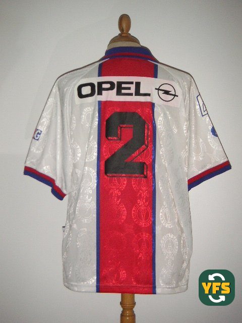 PSG 1996-1997 Away Match Worn Nike - YourFootballShirt - Photo 1