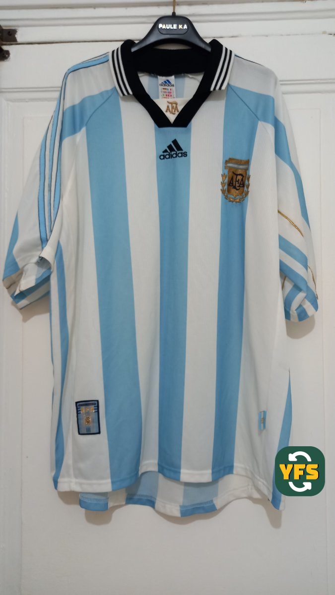 Argentina 1998-1999 Home Store Version Adidas - YourFootballShirt - Photo 1