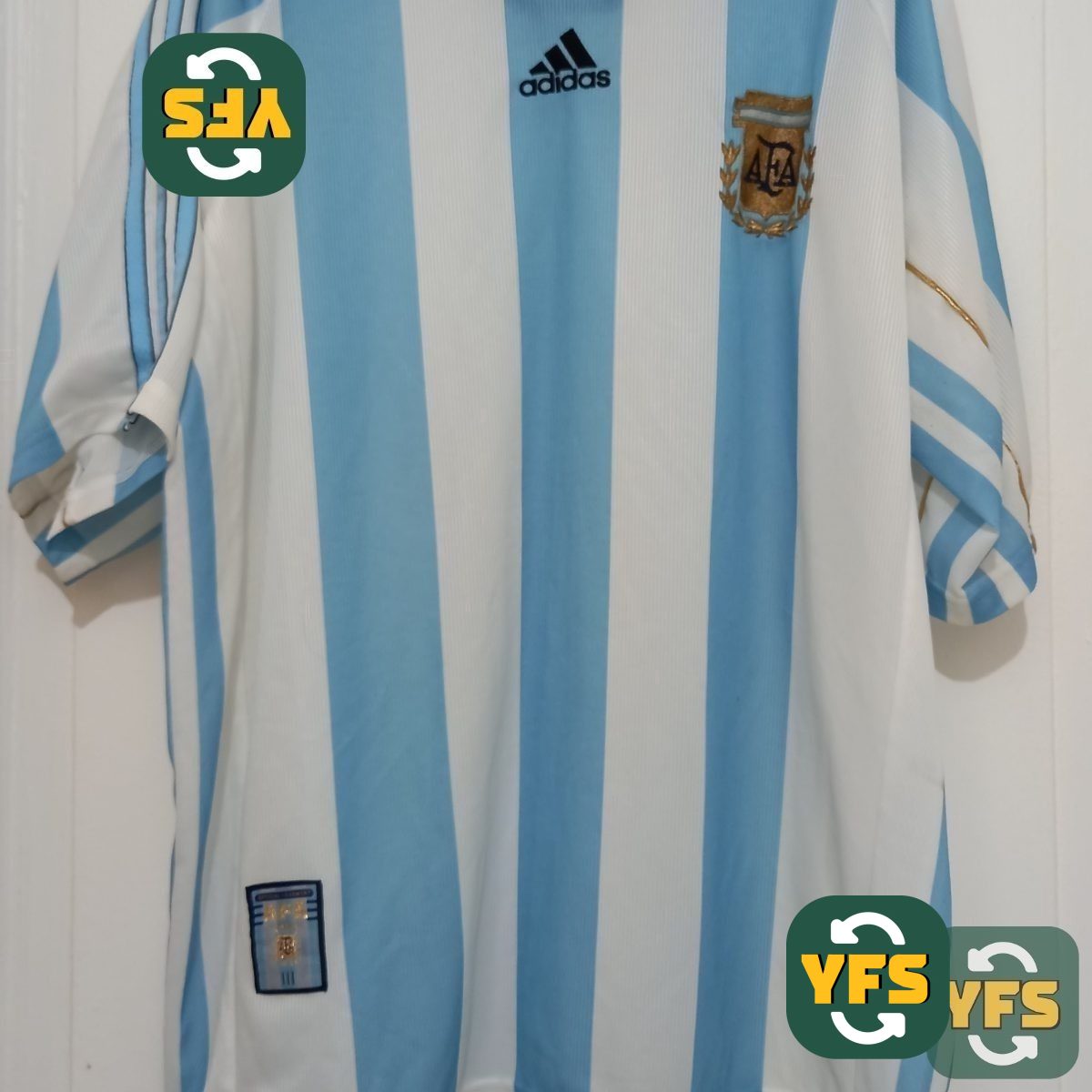 Argentina 2001-2002 Home Store Version Adidas - YourFootballShirt - Photo 1