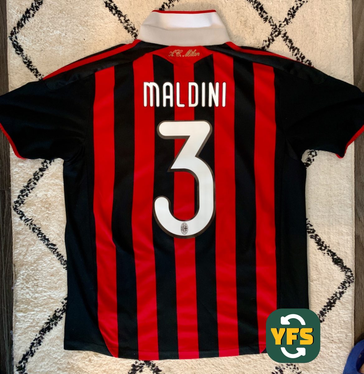 Milan AC 2009-2010 Home Issued Adidas - YourFootballShirt - Photo 1