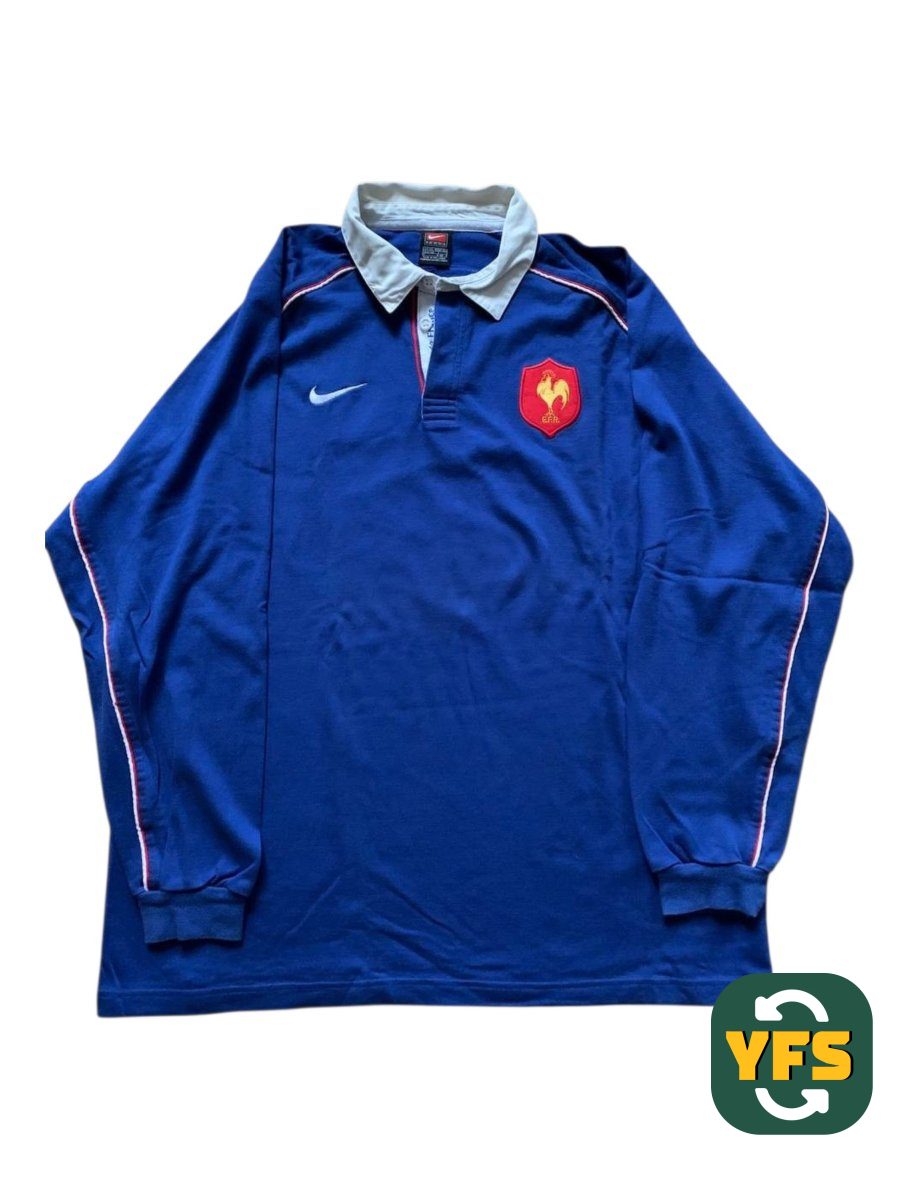 France 2002-2003 Home Store Version Nike - YourFootballShirt - Photo 1