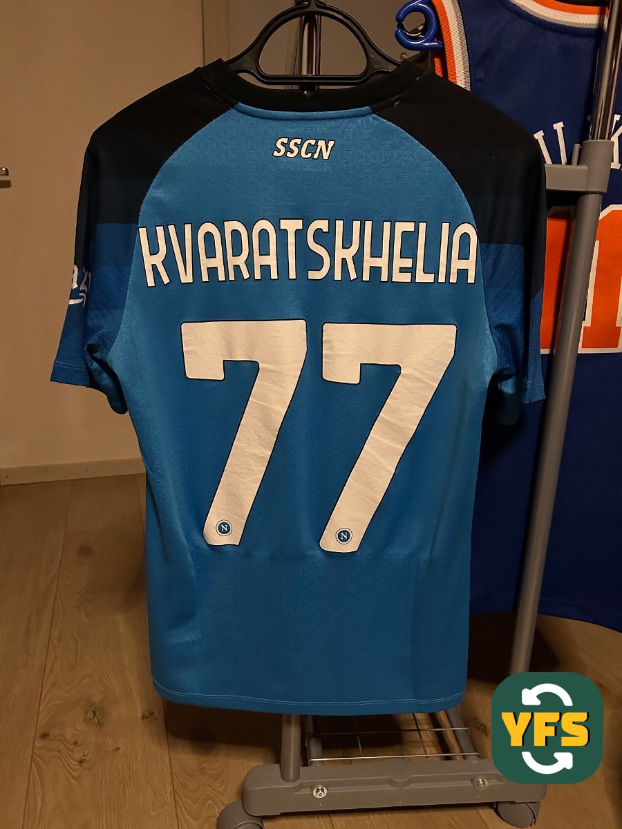 Napoli 2022-2023 Home EA7 - YourFootballShirt - Photo 1