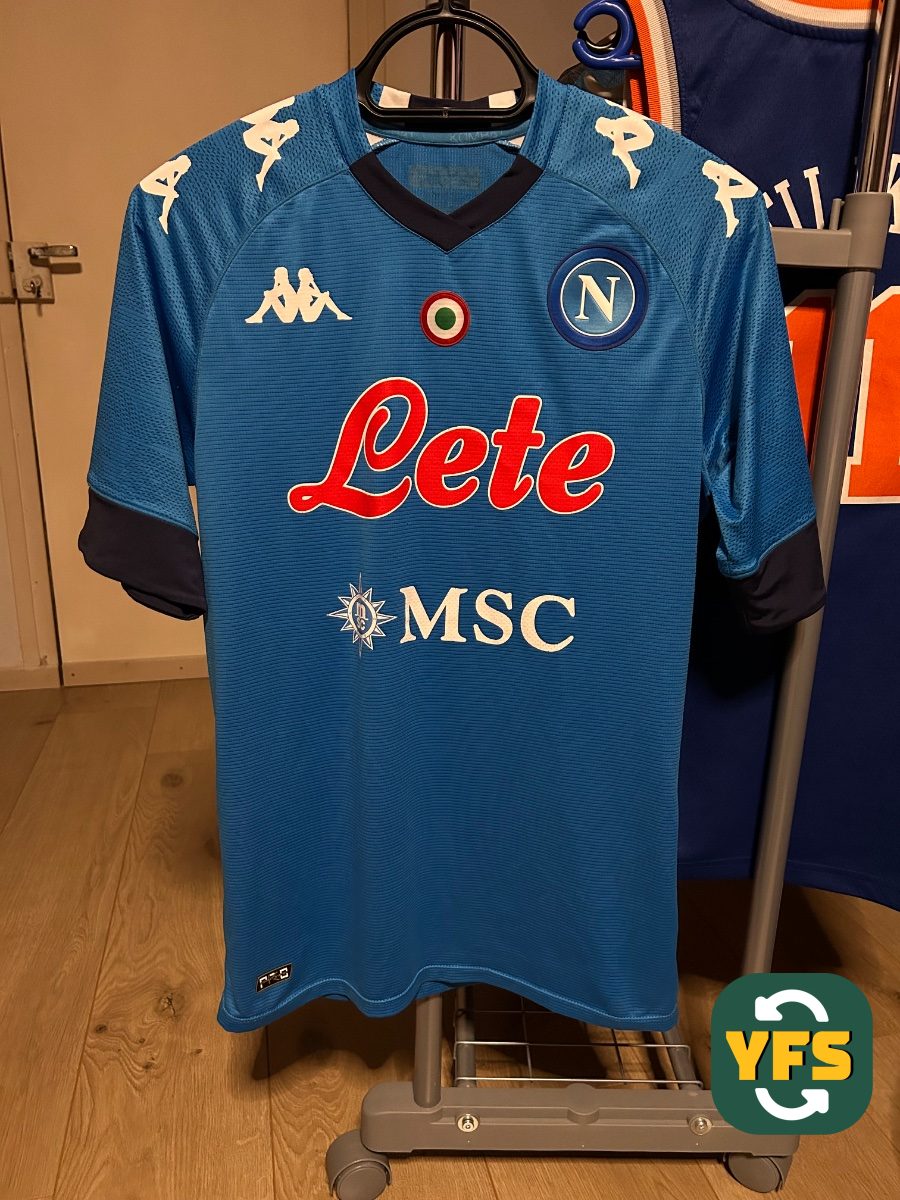 Napoli 2020-2021 Home Kappa - YourFootballShirt - Photo 1