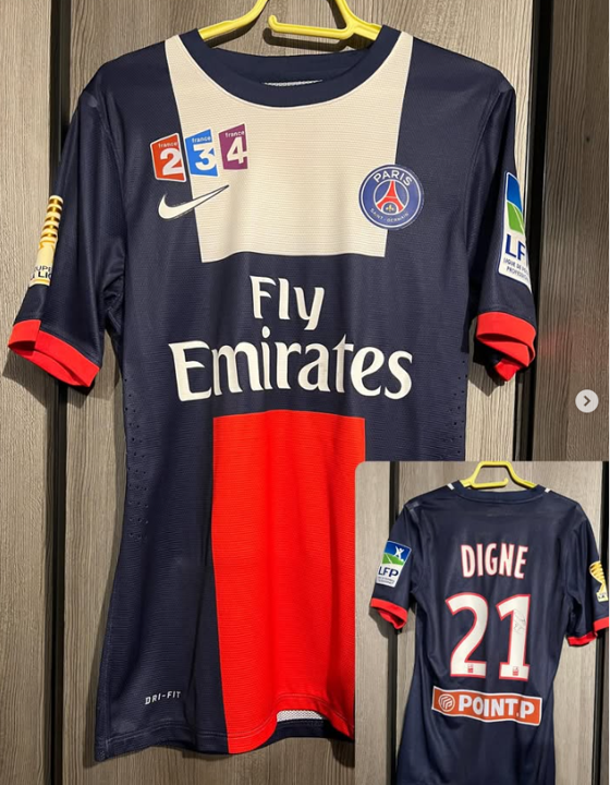 PSG 2013-2014 Home Match Worn Nike - YourFootballShirt - Photo 1