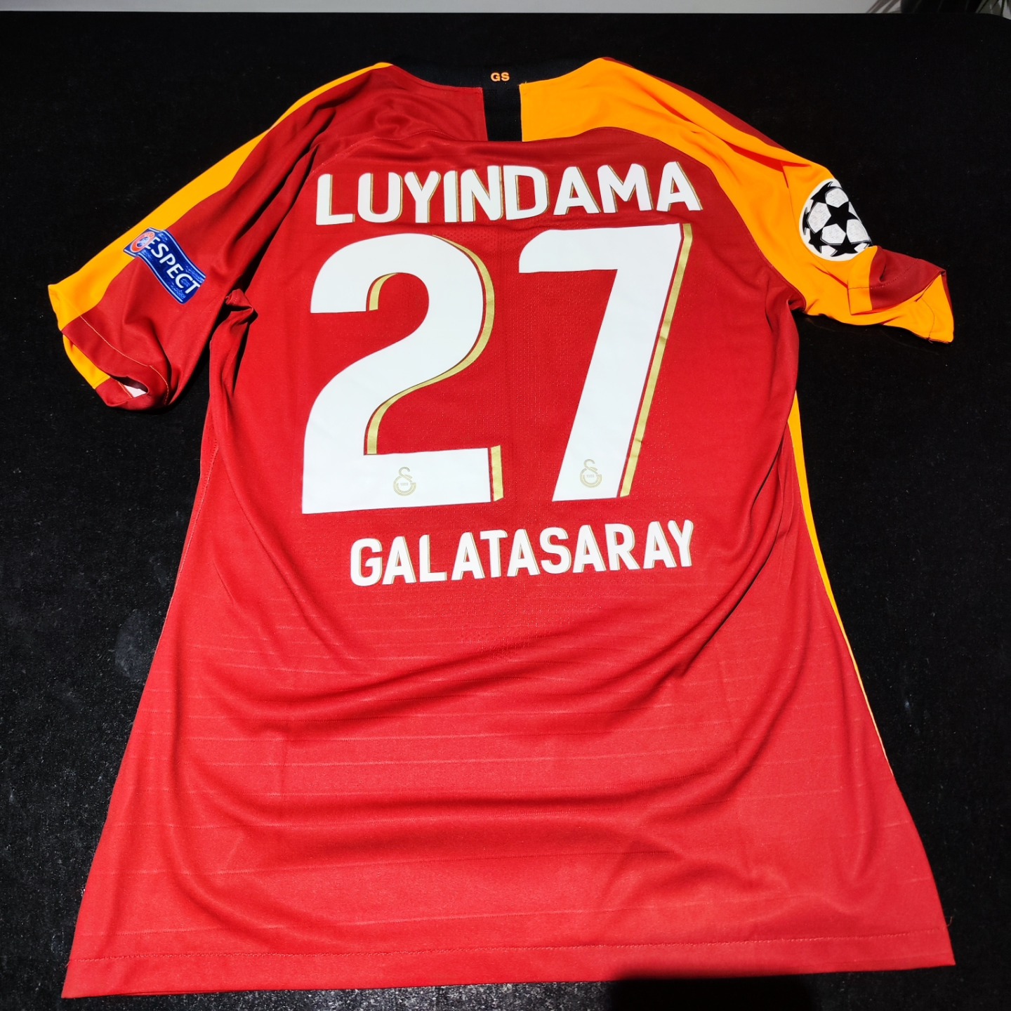 Galatasaray SK 2019-2020 Home Match Worn Nike - YourFootballShirt - Photo 1