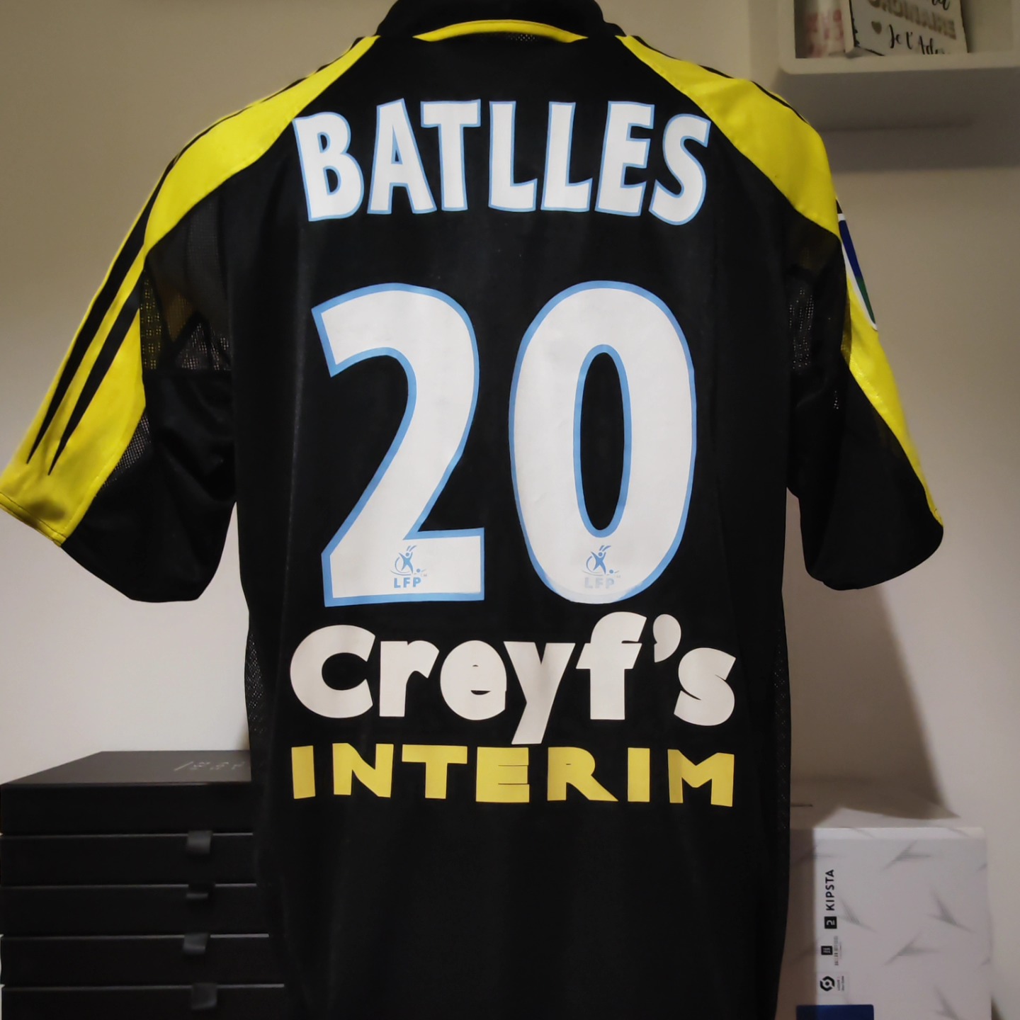 Olympique Marseille 2004-2005 Third Match Worn Adidas - YourFootballShirt - Photo 1
