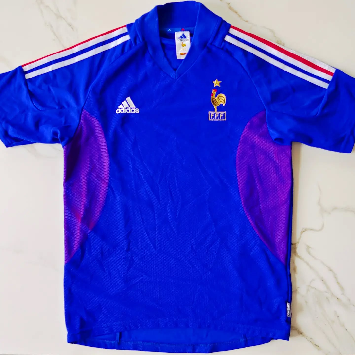 France 2002-2003 Home Store Version Adidas - YourFootballShirt