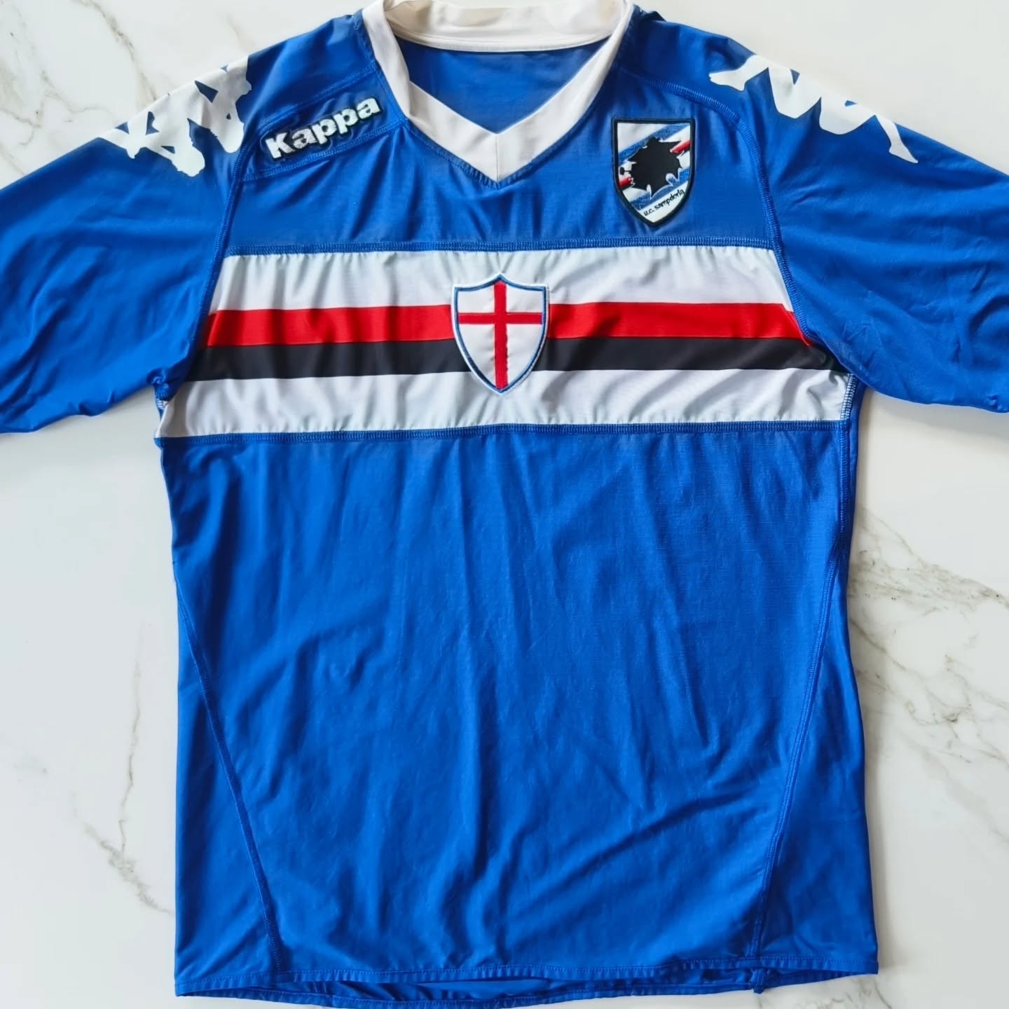 Sampdoria UC 2010-2011 Home Store Version Kappa - YourFootballShirt