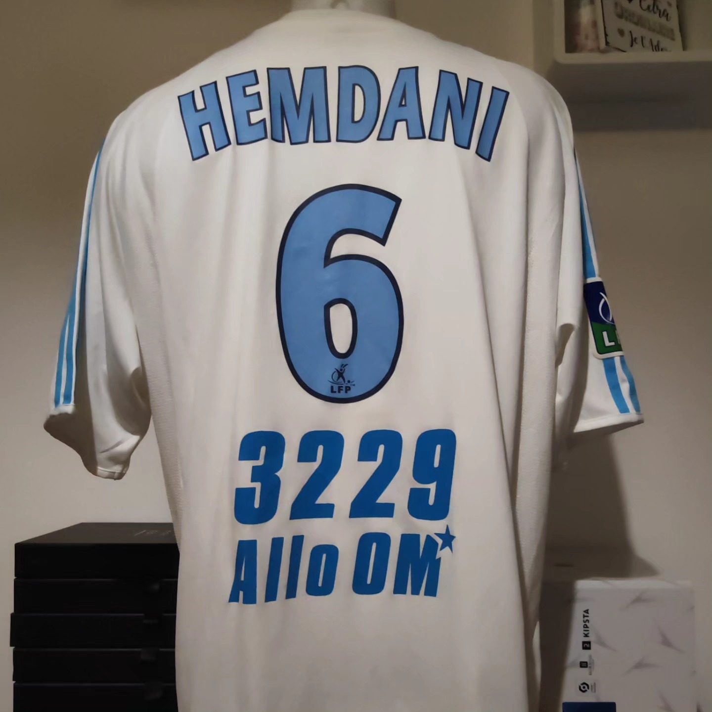 Olympique Marseille 2003-2004 Home Match Worn Adidas - YourFootballShirt - Photo 1