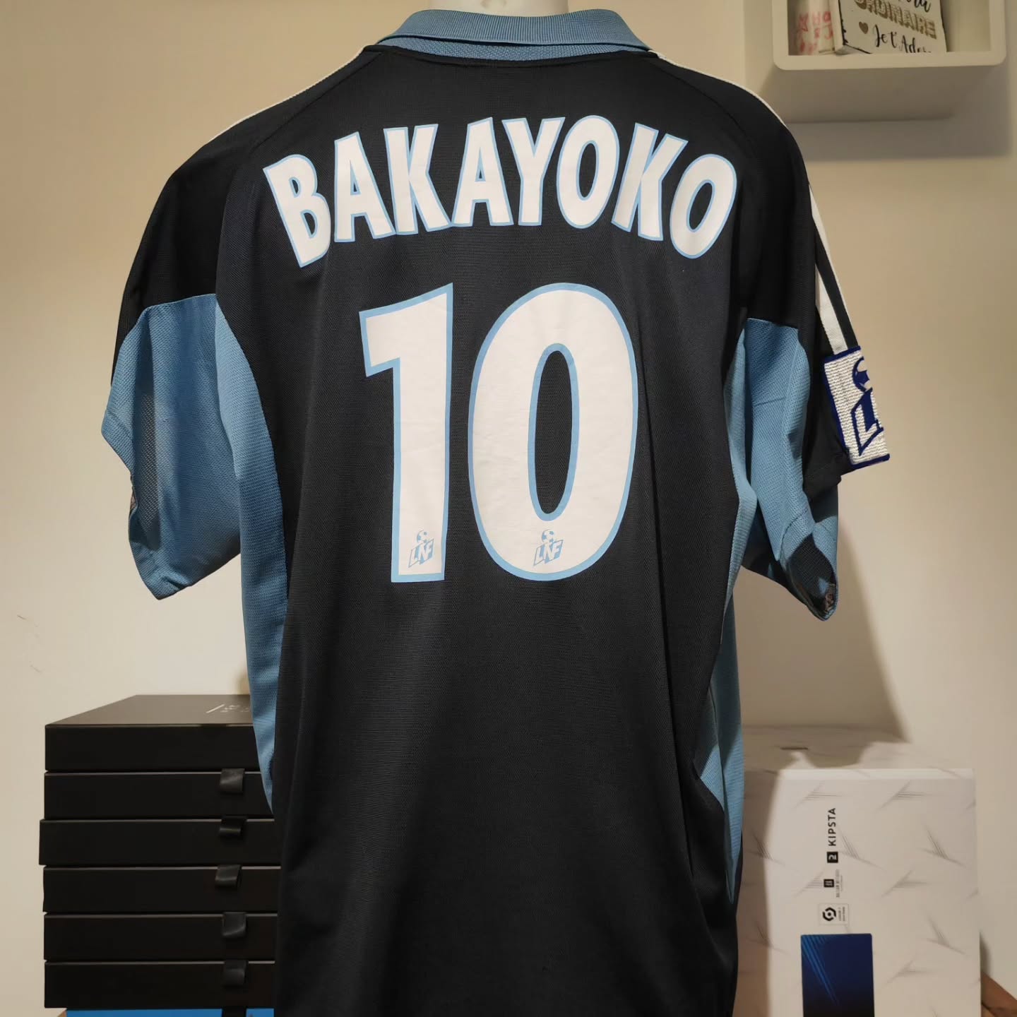 Olympique Marseille 2001-2002 Away Match Worn Adidas - YourFootballShirt - Photo 1