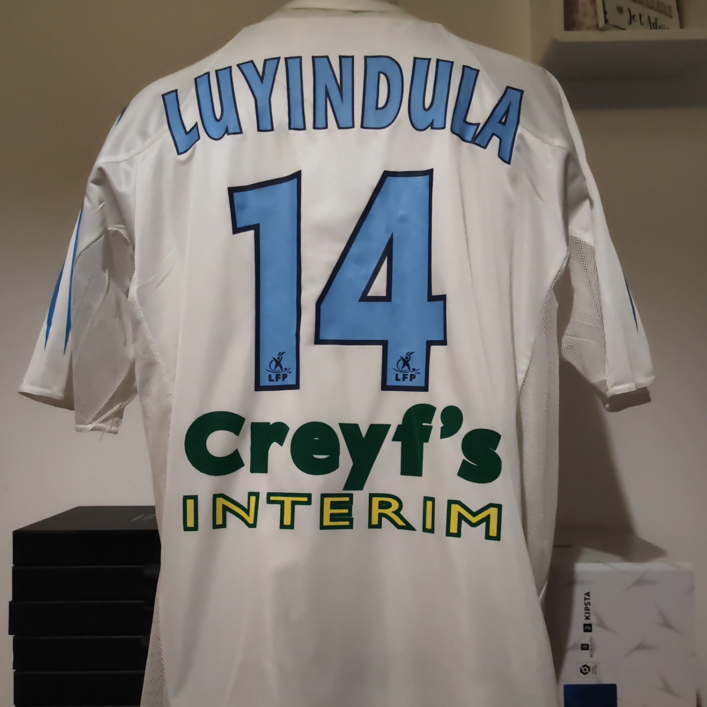 Olympique Marseille 2004-2005 Home Match Worn Adidas - YourFootballShirt - Photo 1