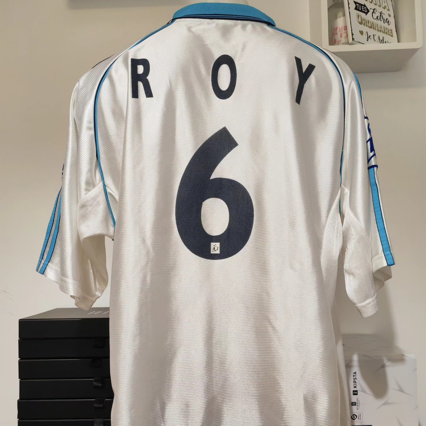 Olympique Marseille 1998-1999 Home Match Worn Adidas - YourFootballShirt - Photo 1