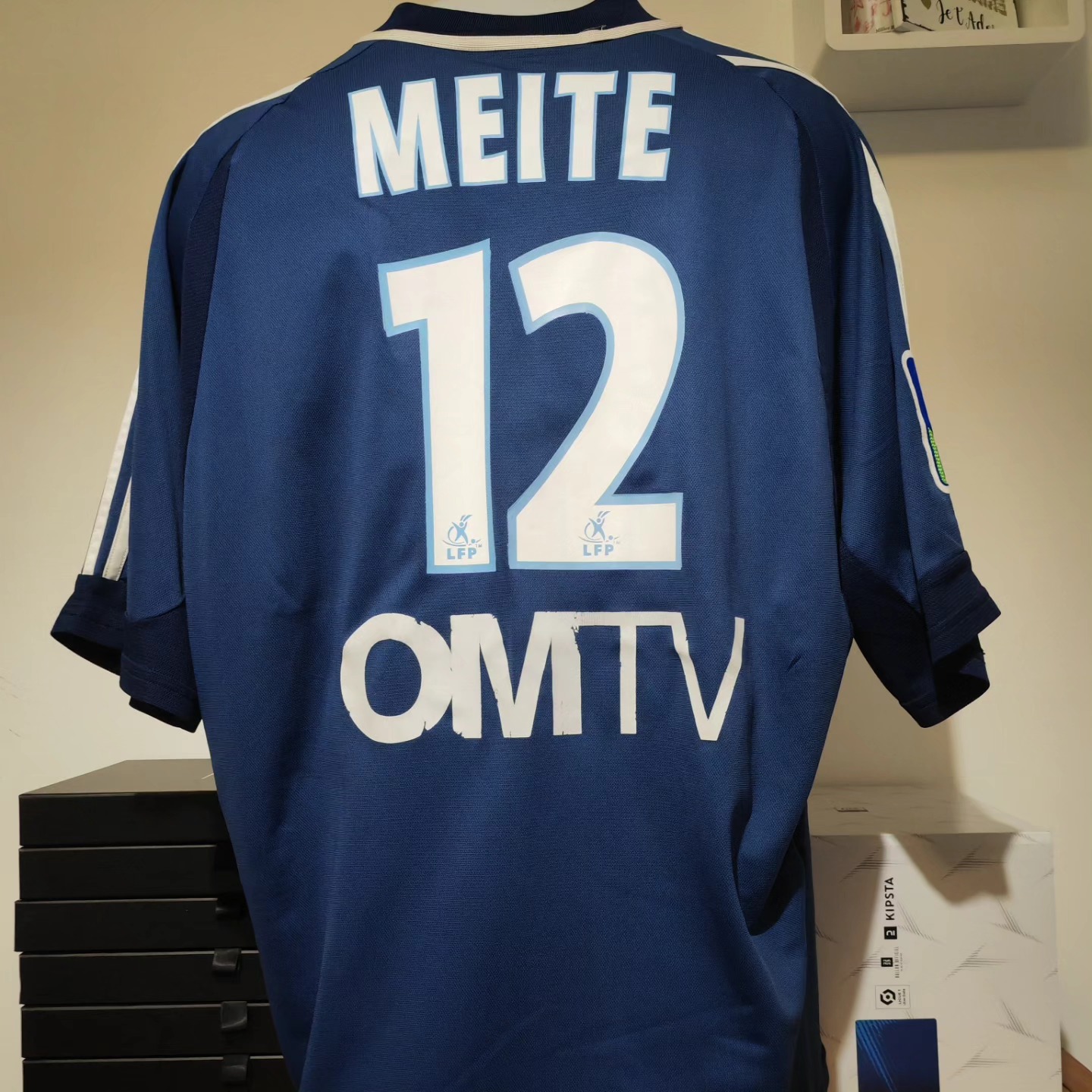 Olympique Marseille 2002-2003 Third Match Worn Adidas - YourFootballShirt - Photo 1