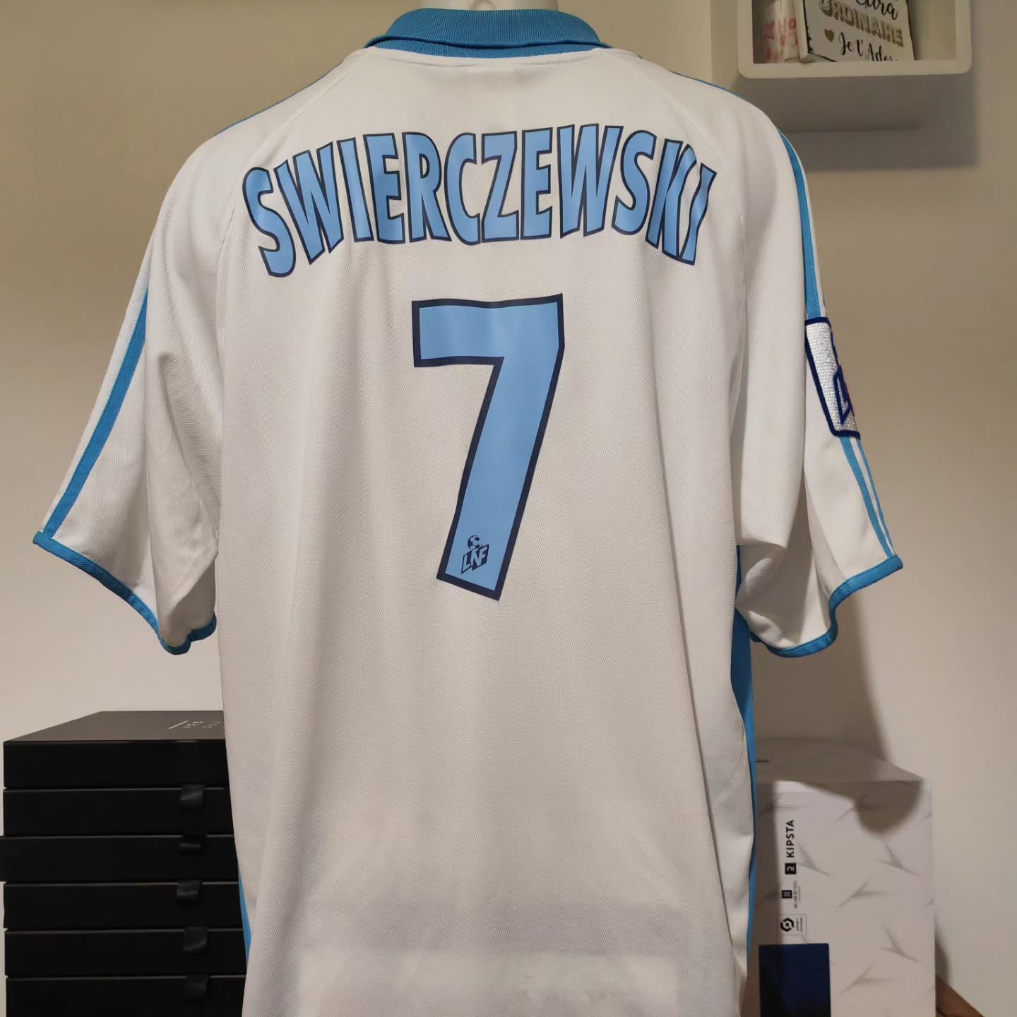 Olympique Marseille 2001-2002 Home Match Worn Adidas - YourFootballShirt - Photo 1
