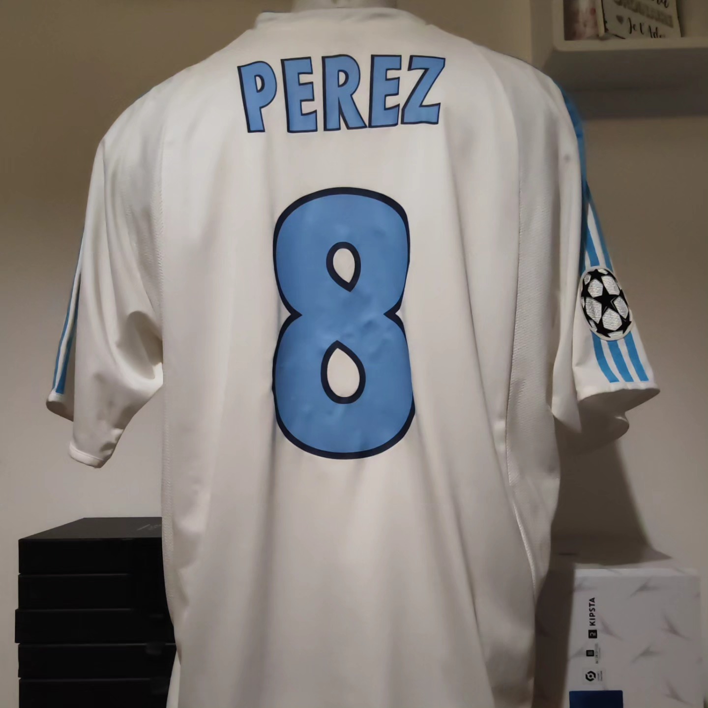 Olympique Marseille 2003-2004 Home Match Worn Adidas - YourFootballShirt - Photo 1