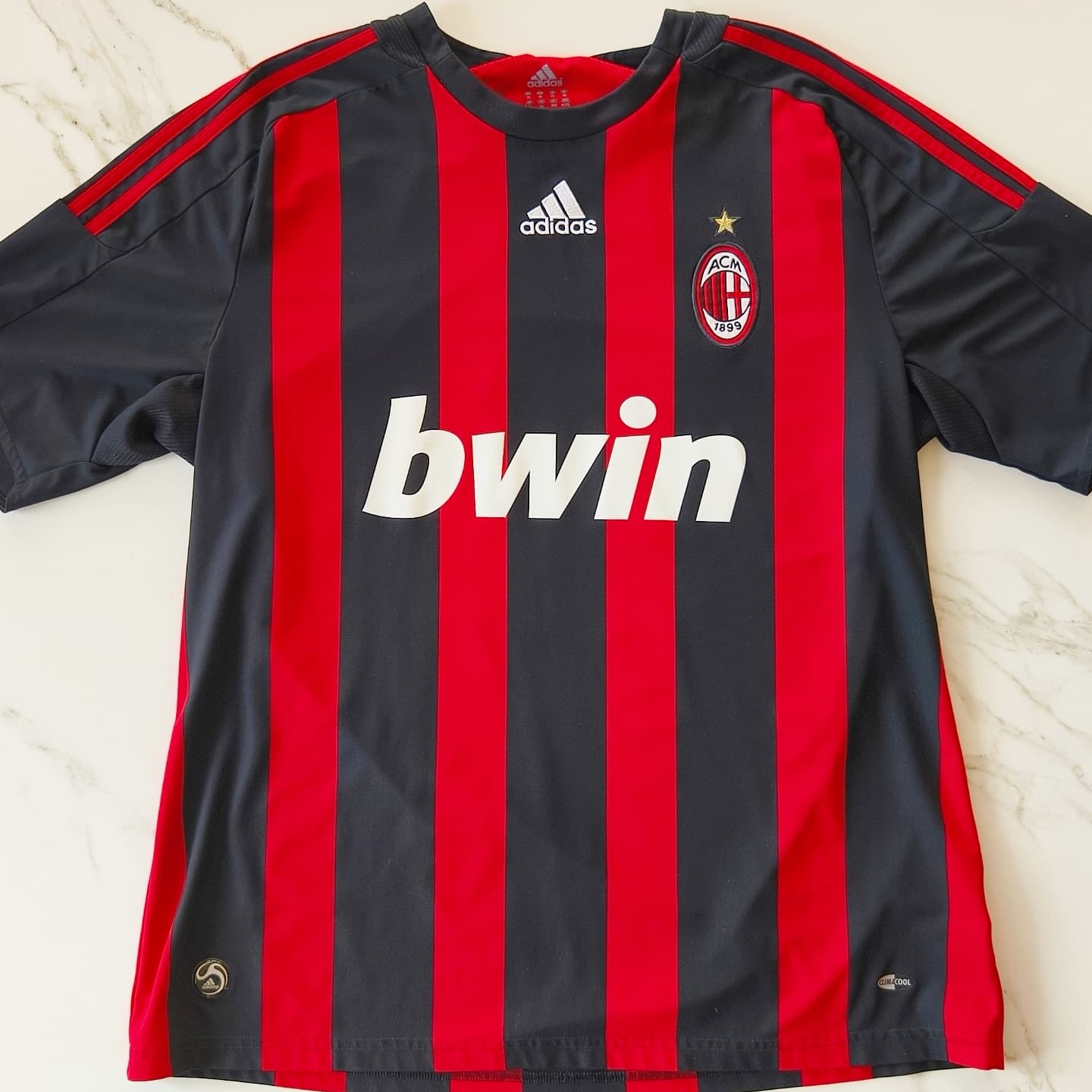 Milan AC 2008-2009 Home Store Version Adidas - YourFootballShirt - Photo 1