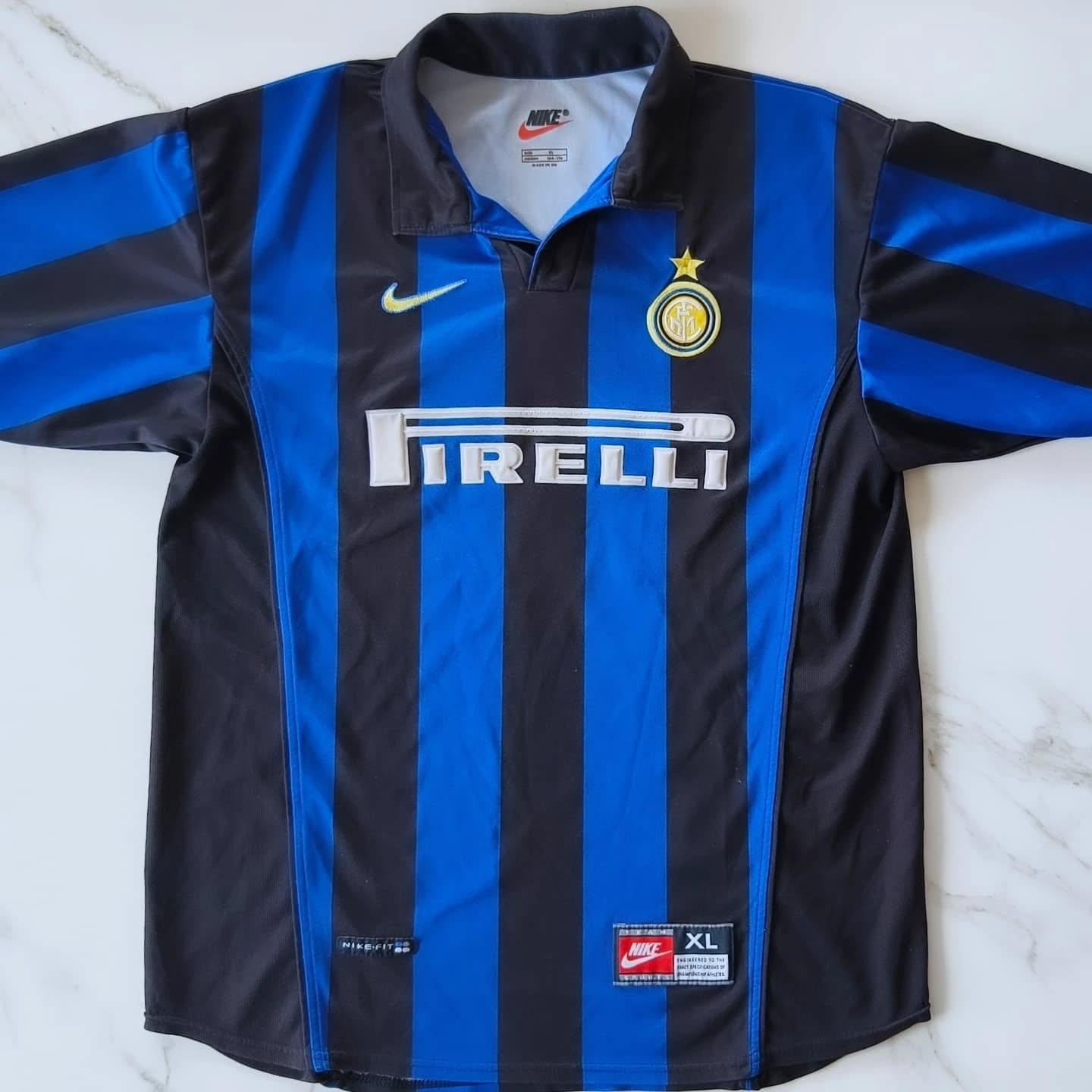 Inter Milan 1998-1999 Home Store Version Nike - YourFootballShirt - Photo 1