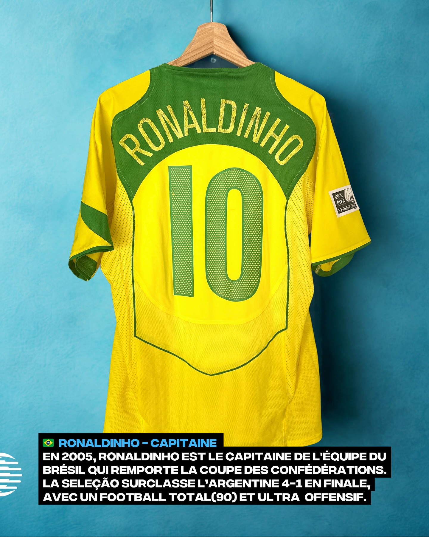 Brazil 2004-2005 Home Issued Nike Ronaldinho - YourFootballShirt - Photo 1