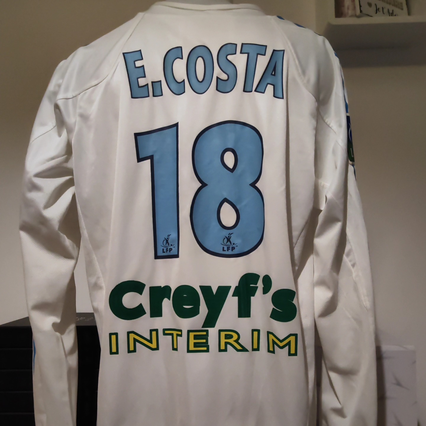 Olympique Marseille 2004-2005 Home Match Worn Adidas - YourFootballShirt - Photo 1