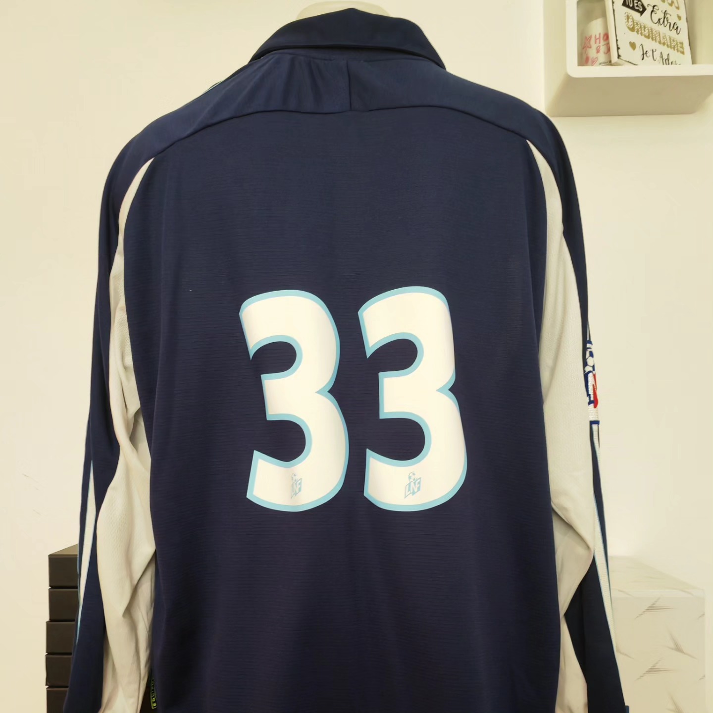 Olympique Marseille 2000-2001 Third Match Worn Adidas - YourFootballShirt - Photo 1