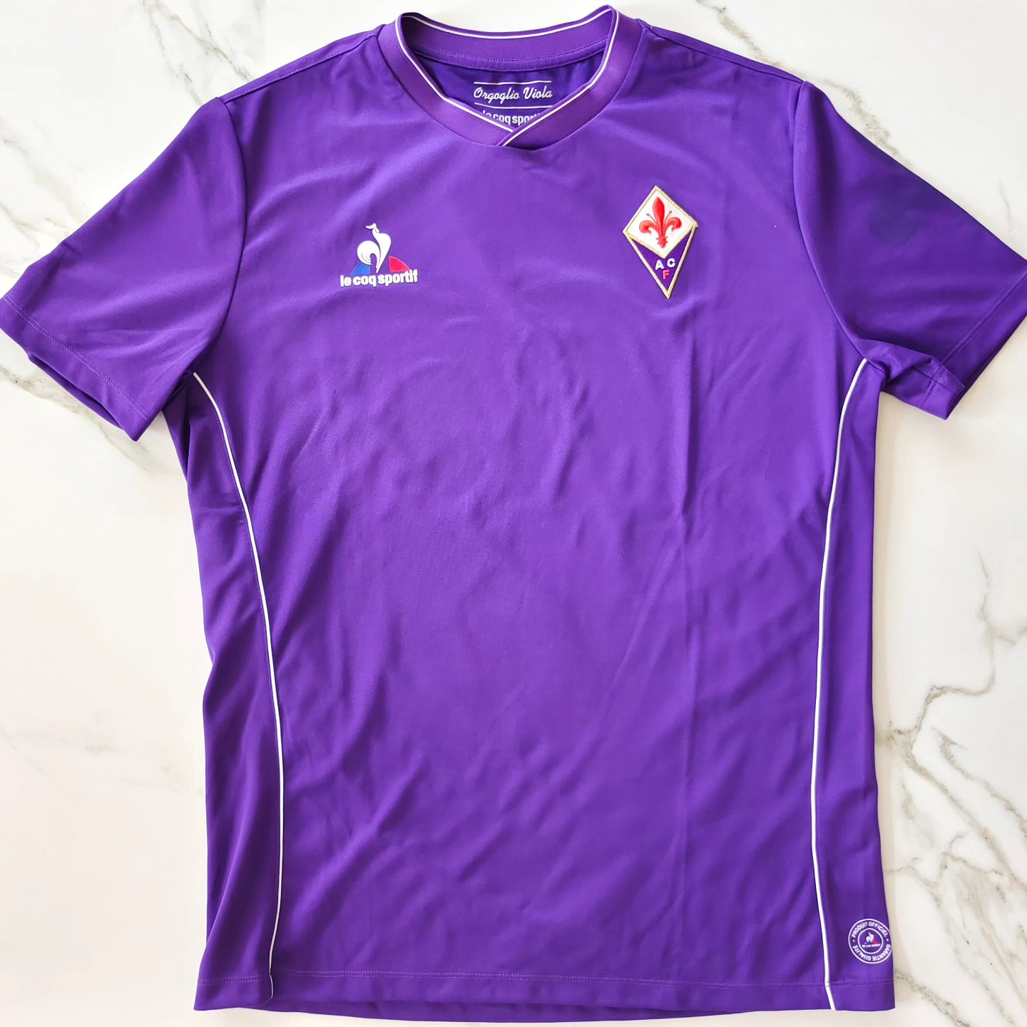 Fiorentina 2015-2016 Home Store Version Le Coq Sportif - YourFootballShirt