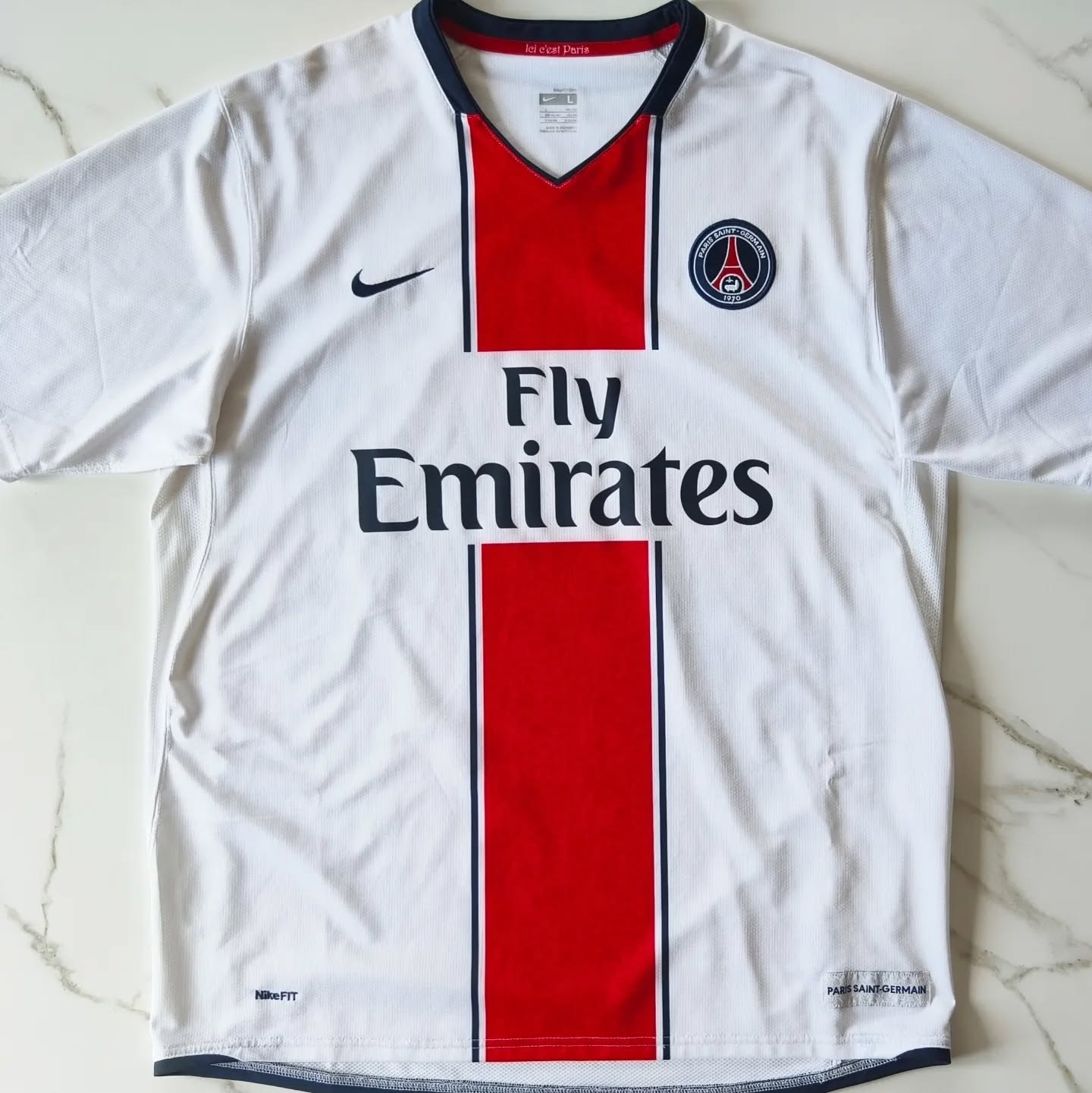 PSG 2007-2008 Away Store Version Nike - YourFootballShirt