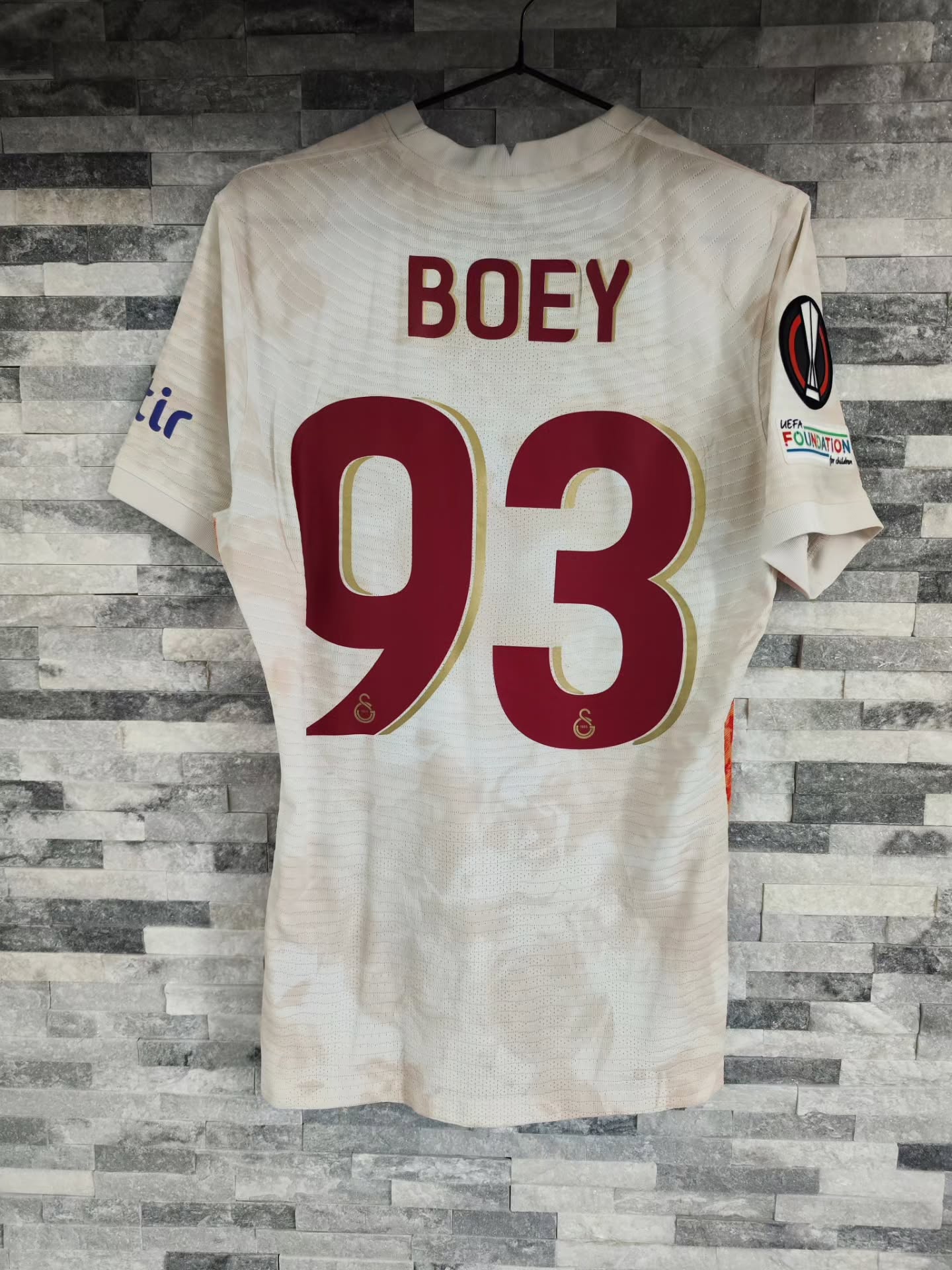 Galatasaray SK 2021-2022 Third Match Worn Nike - YourFootballShirt - Photo 1