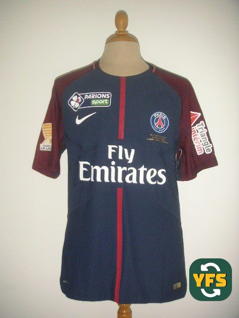 PSG 2017-2018 Home Issued Nike - YourFootballShirt - Photo 1