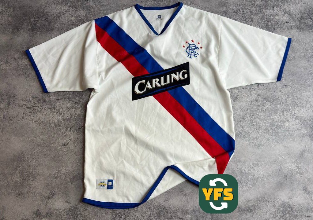 Glasgow Rangers 2004-2005 Away Store Version Diadora - YourFootballShirt - Photo 1
