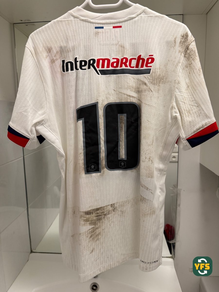 PSG 2024-2025 Away Match Worn Nike - YourFootballShirt - Photo 1