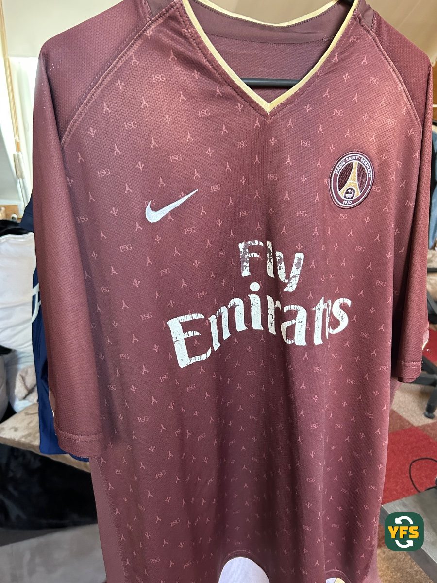 PSG 2006-2007 Away Store Version Nike - YourFootballShirt - Photo 1