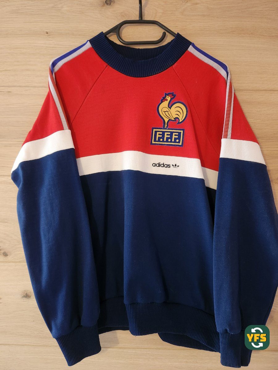 France 1981-1982 Training Store Version Adidas original - YourFootballShirt - Photo 1