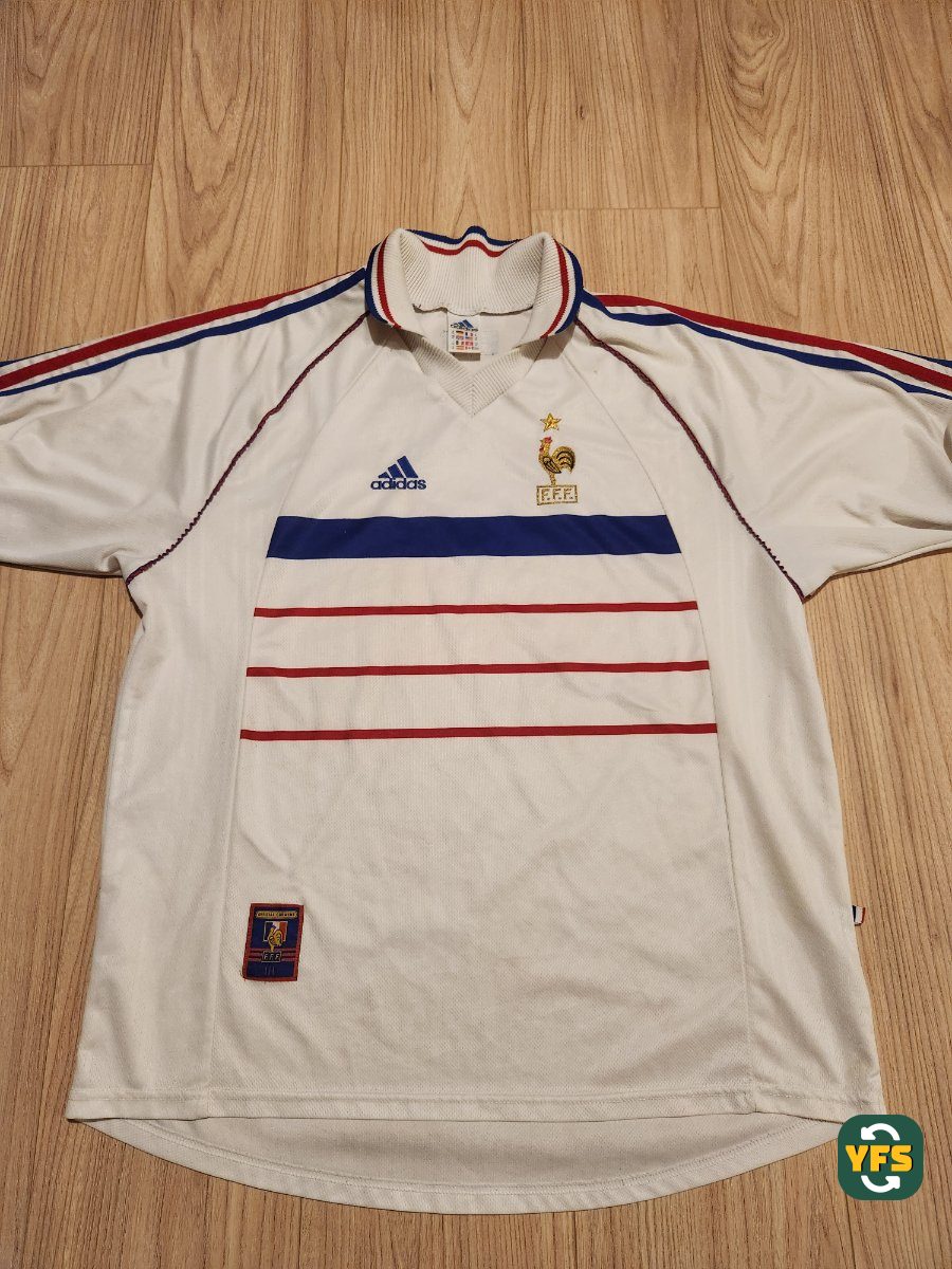 France 1998-1999 Away Store Version Adidas - YourFootballShirt - Photo 1