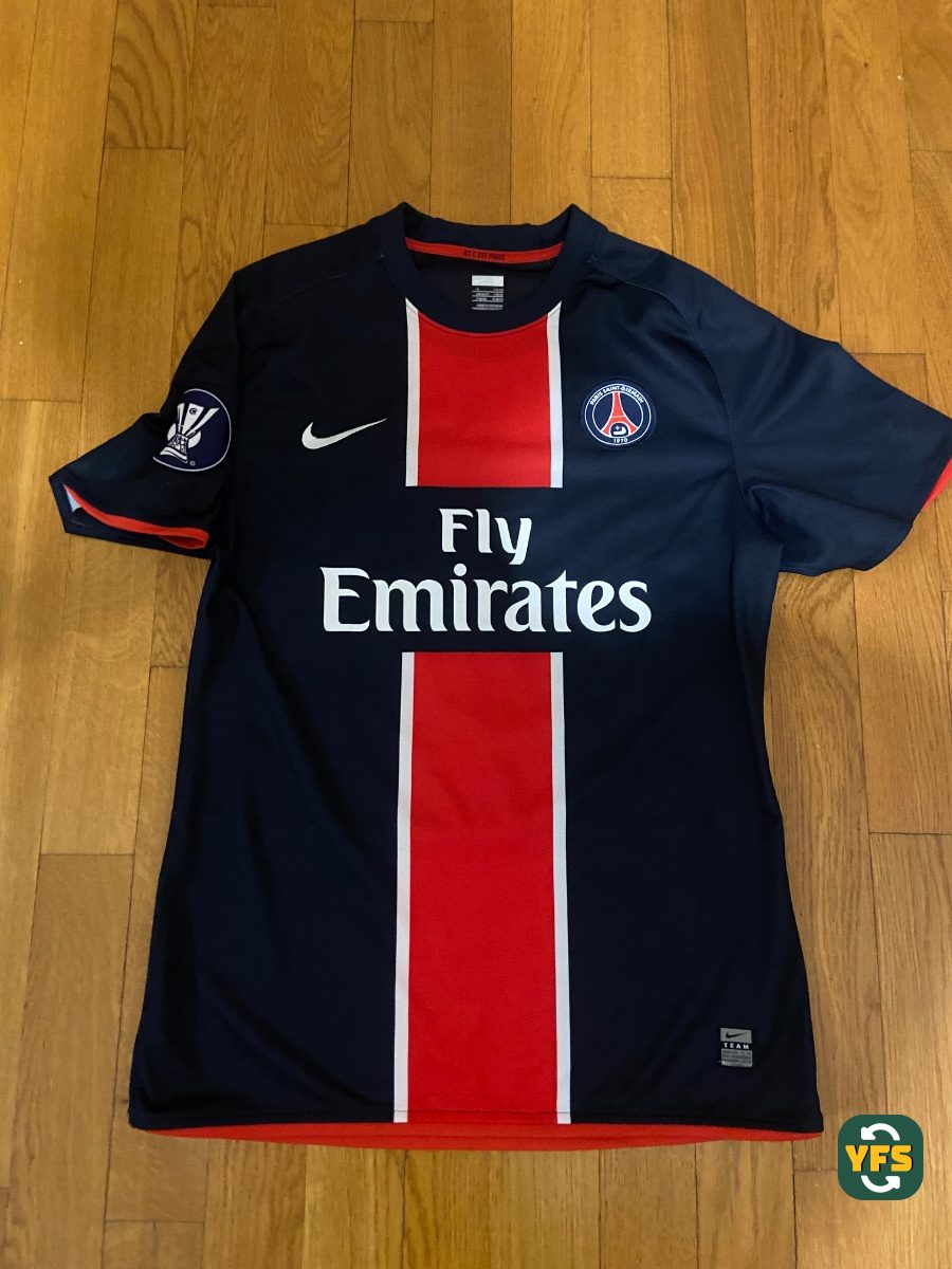 PSG 2008-2009 Home Match Worn Nike - YourFootballShirt - Photo 1