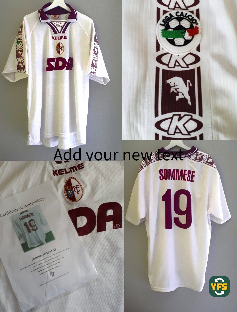 Torino 1999-2000 Away Issued Kelme - YourFootballShirt - Photo 1